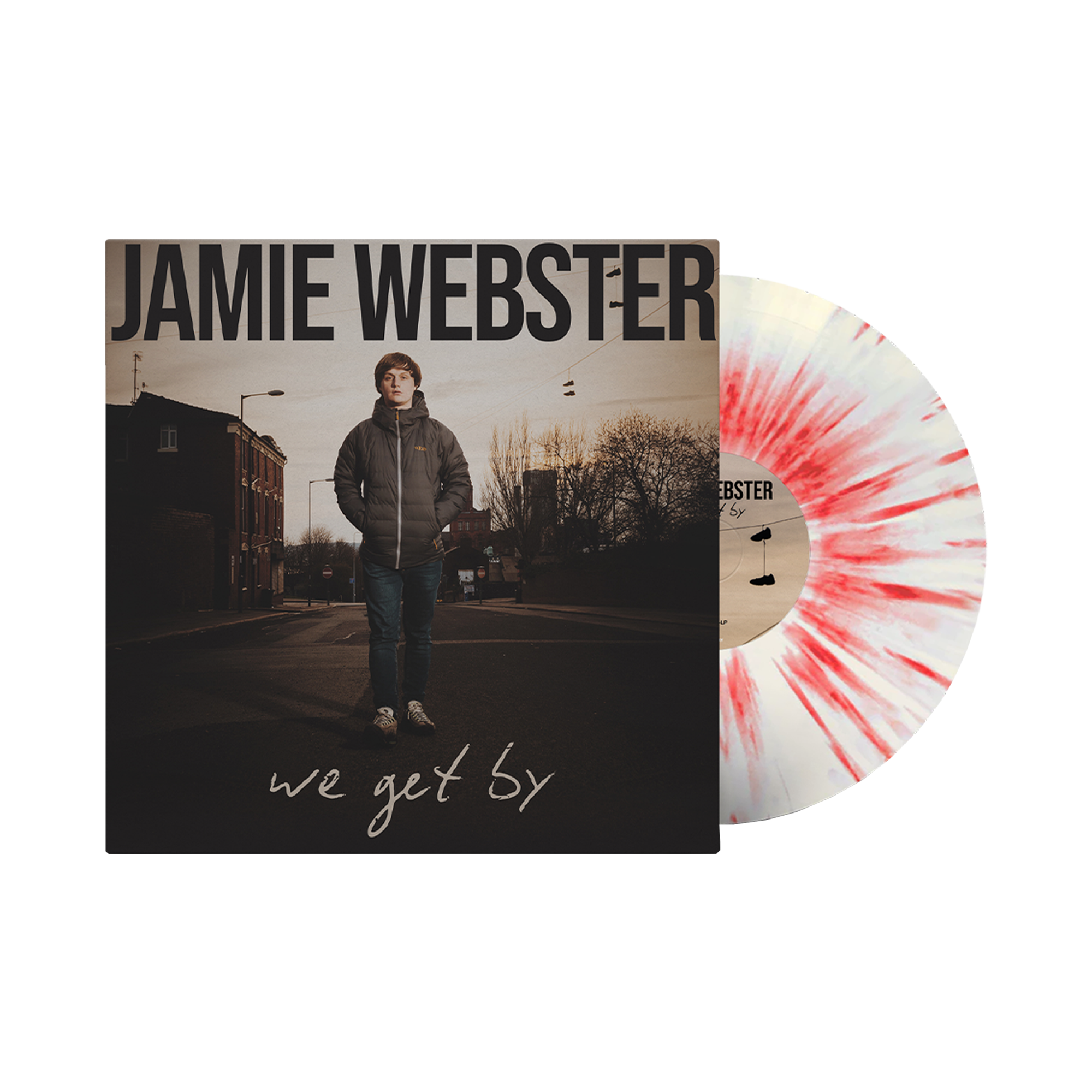 Jamie Webster - We Get By: Limited Anniversary Edition Red and White Swirl Vinyl